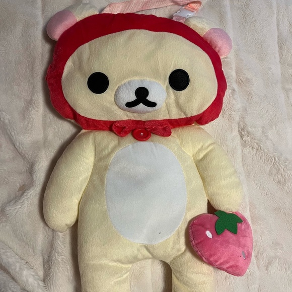 San-X Other - Strawberry Korilakkuma Rilakkuma Plush